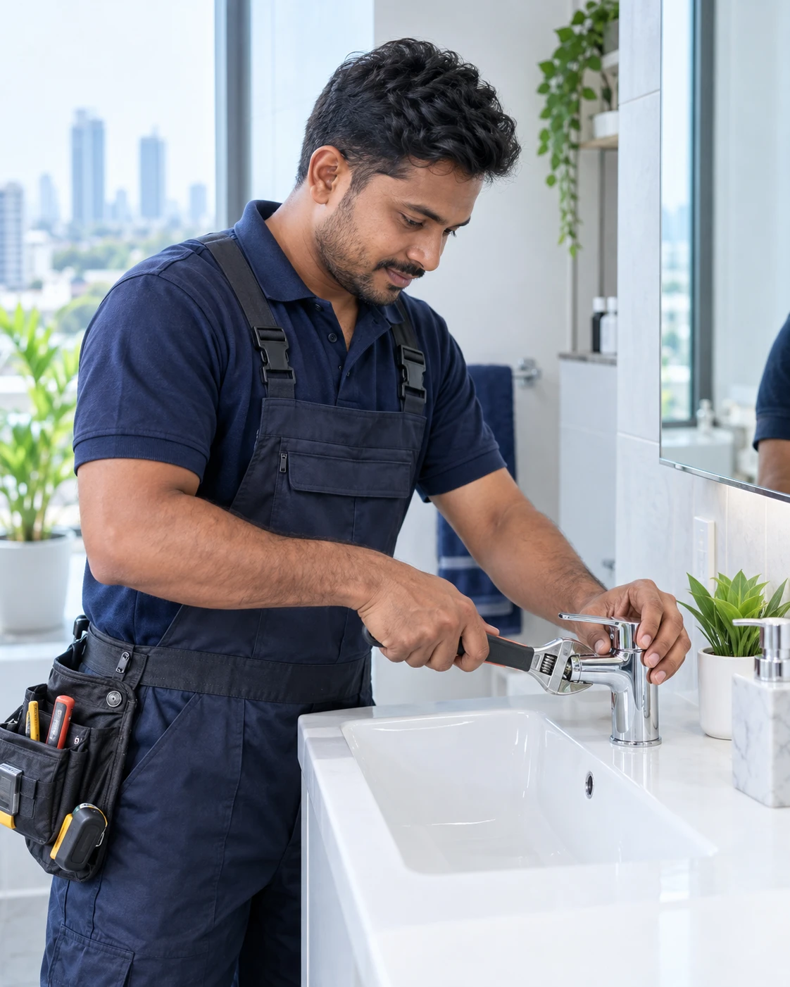 Verified CanDo plumber completing a sink repair